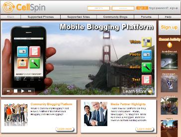 CellSpin.com Homepage