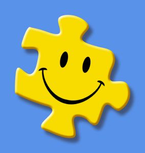 A Happy Face on a Puzzle Piece
